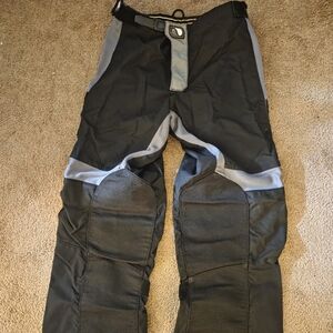 Men's Black and Gray Reinforced Utility Pants